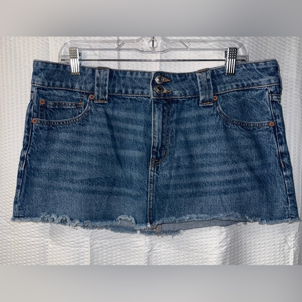American Eagle Denim Mini Skirt Size 12